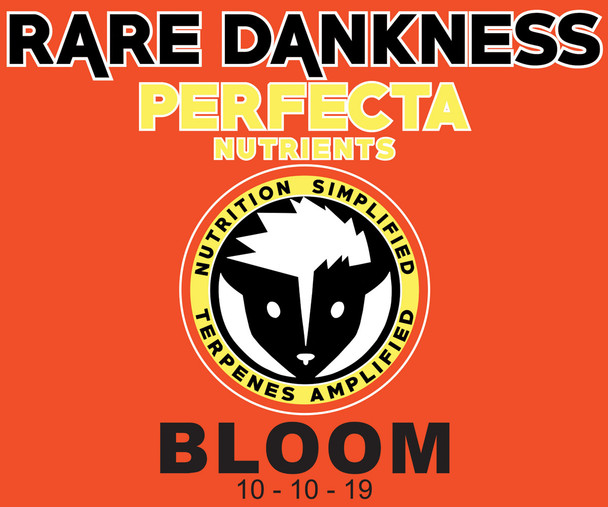 Rare Dankness Nutrients Perfecta BLOOM, 1 gallon pail, 6 lbs