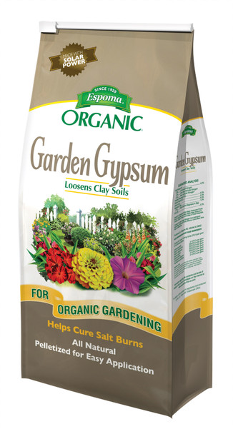 Espoma Organic Garden Gypsum Loosens Clay Soils - 36 lb