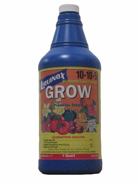 Liquinox Grow All Purpose Liquid Fertilizer 10-10-5 - 32 oz