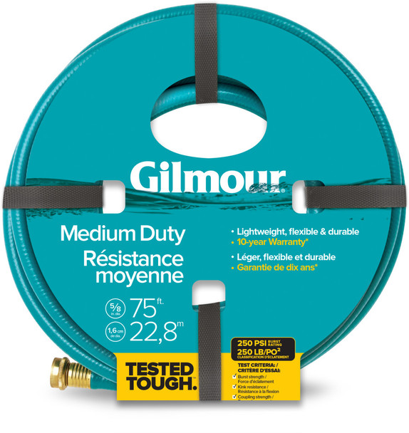 Gilmour Medium Duty 5/8 Hose - 75 ft