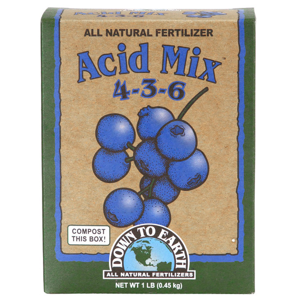 Down To Earth Acid Mix Natural Fertilizer 4-3-6 - 1 lb