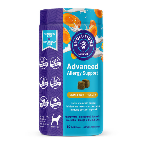 Evolutions by NaturVet Advanced Allergy Support Soft Chews - 90 ct