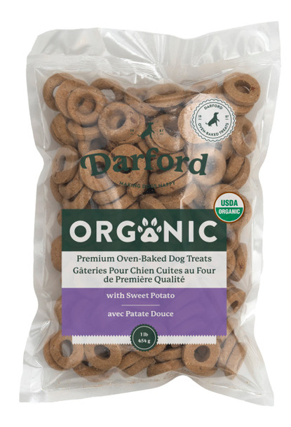 Darford Organic Oven-Baked Dog Treats - Sweet Potato - 1 lb