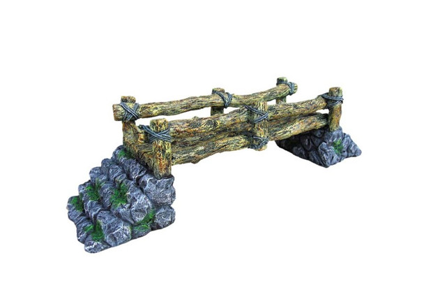 Weco Products Wecorama Log Bridge Aquarium Ornament