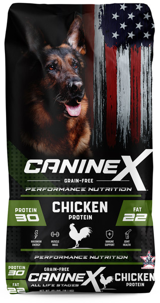 SPORTMIX CanineX Grain Free Performance Nutrition Dry Dog Food - Chicken Protein - 40 lb