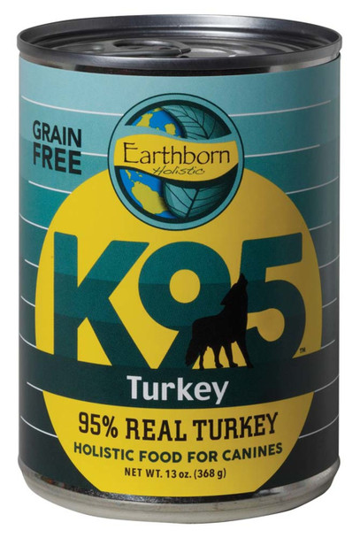 Earthborn Holistic Grain Free K95 Meat Protein Wet Dog Food - Turkey - 13 oz