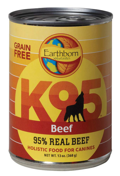 Earthborn Holistic Grain Free K95 Meat Protein Wet Dog Food - Beef - 13 oz