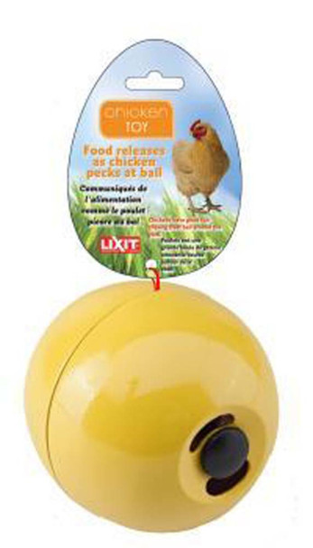 Lixit Chicken Toy - Yellow - One Size