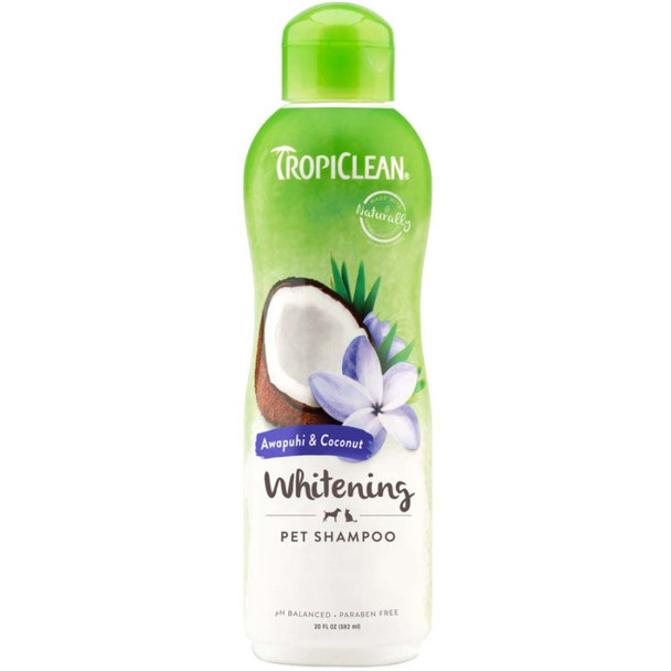 TropiClean Awapuhi & Coconut Whitening Shampoo for Pets - 20 fl oz