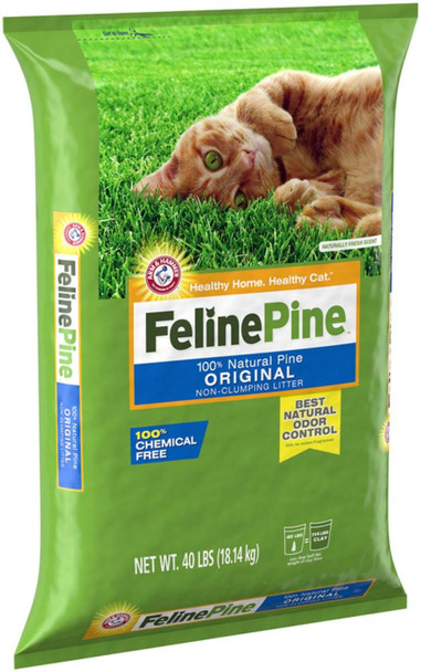 Feline Pine Original Non-Clumping Cat Litter - 40 lb