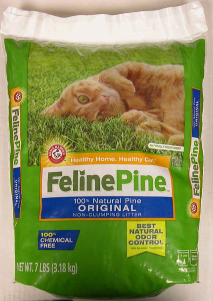 Feline Pine Original Non-Clumping Cat Litter - 7 lb