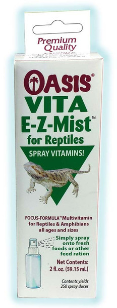 Oasis VITA E-Z-Mist Vitamins Spray for Reptiles - 2 fl oz