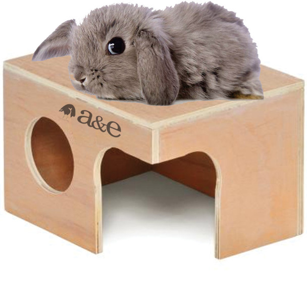 A & E Cages Small Animal Hut - Rabbit