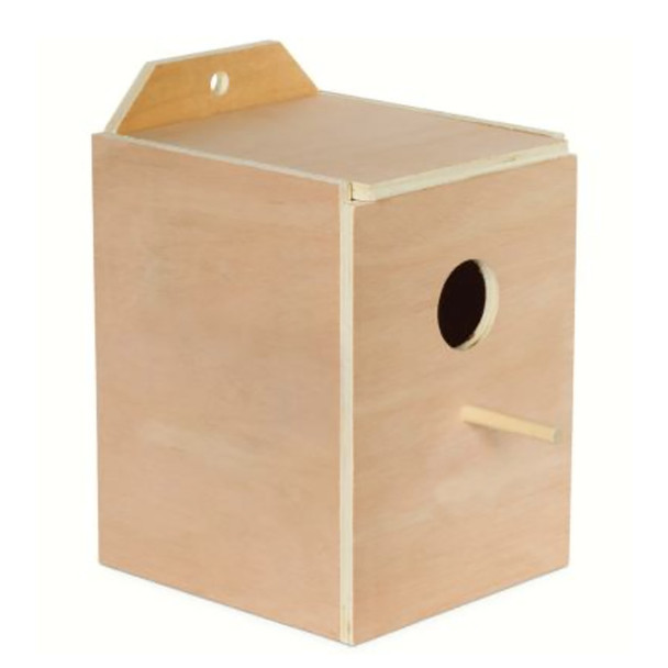 A & E Cages Nest Box - Parakeet - 7In X 6.875In X And 8.5 in