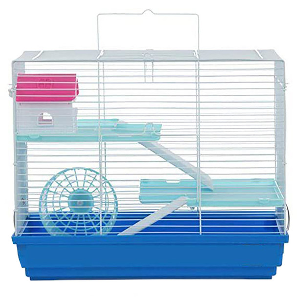 A & E Cages Nibbles Hamster & Gerbil Cage - Small 3-Level - 18In X 11In X 14 in