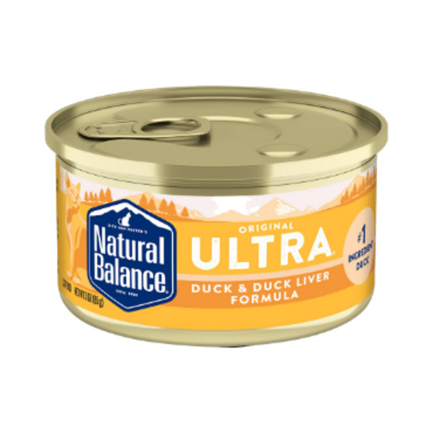 Natural Balance Pet Foods Original Ultra Wet Cat Food - Duck & Duck Liver - 3 oz