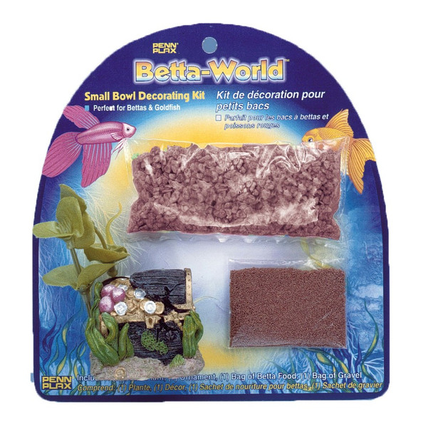 Penn-Plax Betta World Decorating Kit - Assorted - 7 in