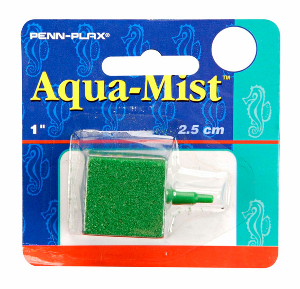 Penn-Plax Aqua-Mist Air Stone Cube - Green - 1 in