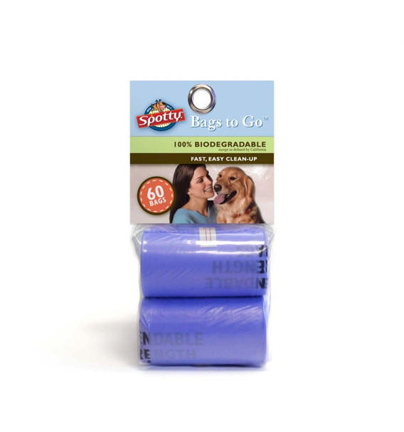 Royal Pet Rolled Doggy Pick Up Refill Bags - Blue - 60 ct