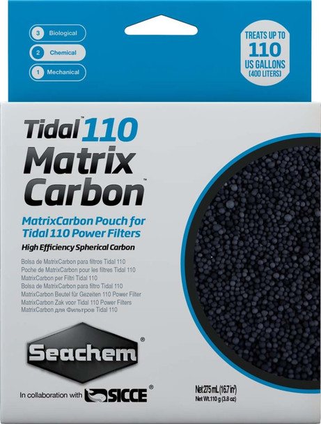 Seachem Laboratories Tidal Matrix Activated Carbon Media - 275 ml