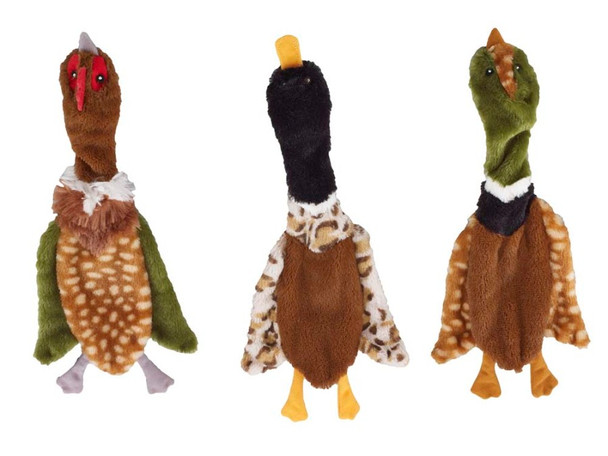 Skinneeez Crinkler Dog Toy Bird - Assorted - 14 in