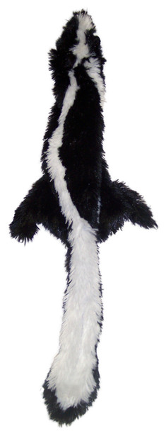 Skinneeez Forest Series Dog Toy Skunk - Black