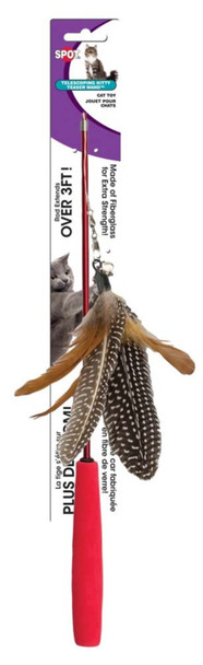 Spot Telescoping Kitty Teaser Wand Cat Toy - Assorted - 36 in