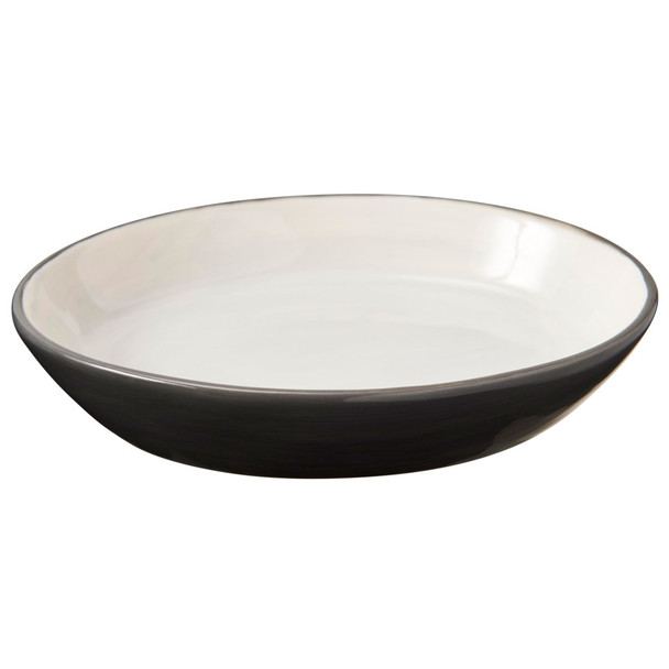 Spot 2-Tone Oval Cat Dish - Grey - 6 in