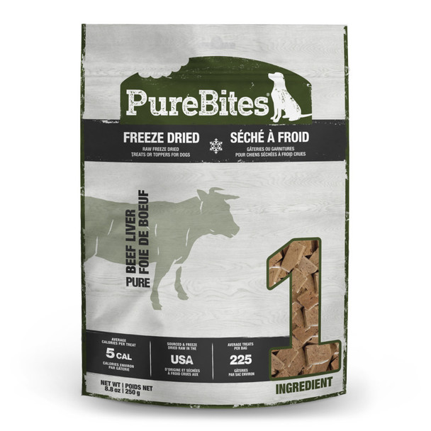 PureBites Beef Liver Freeze Dried Dog Treats - 8.8 oz