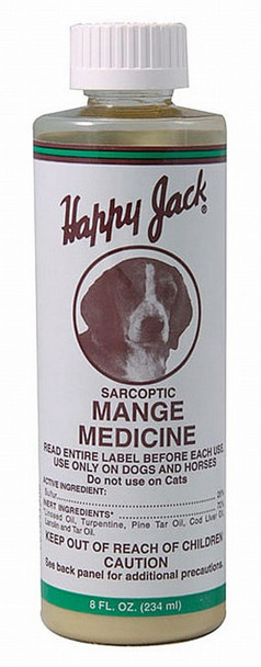 Happy Jack Sarcoptic Mange Medicine - 8 oz
