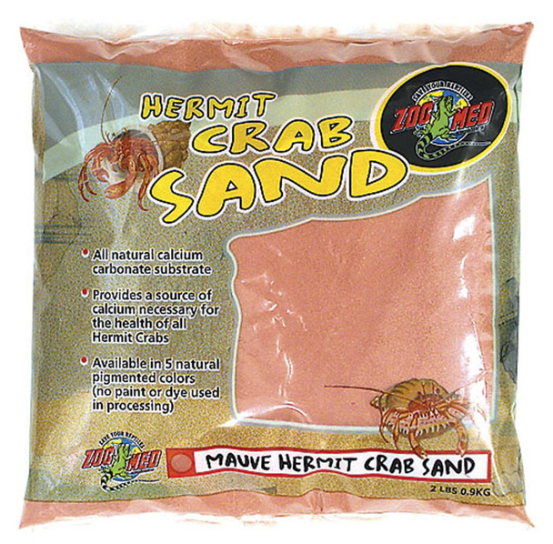 Zoo Med Hermit Crab Sand - Mauve - 2 lb