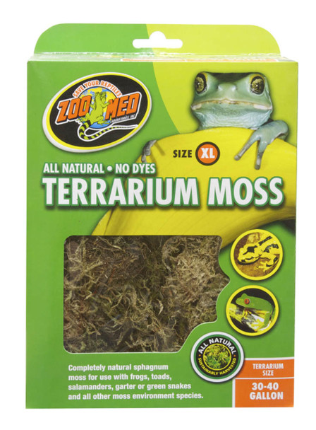 Zoo Med Terrarium Moss Substrate - Green - 30-40 gal