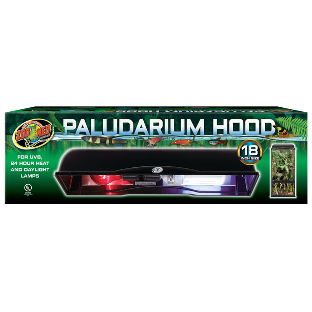 Zoo Med Paludarium Hood - Black - 18 in