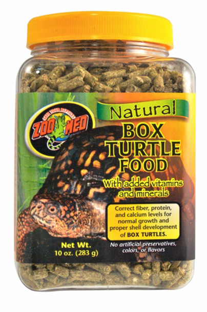 Zoo Med Natural Box Turtle Pellet Food - 10 oz