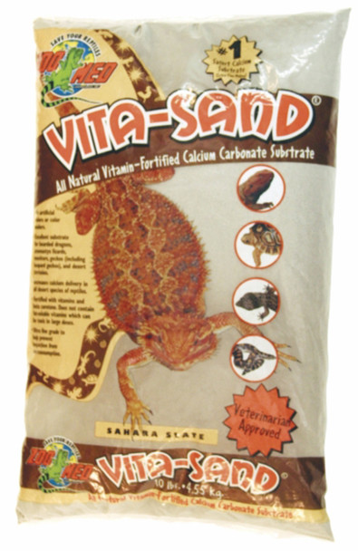 Zoo Med Vita-Sand Substrate - Sahara Slate - 10 lb
