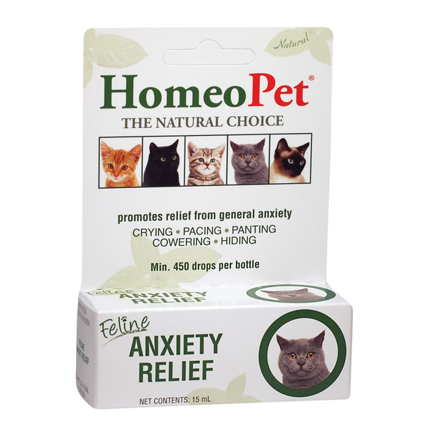 HomeoPet Feline Anxiety Relief Drops - 15 ml