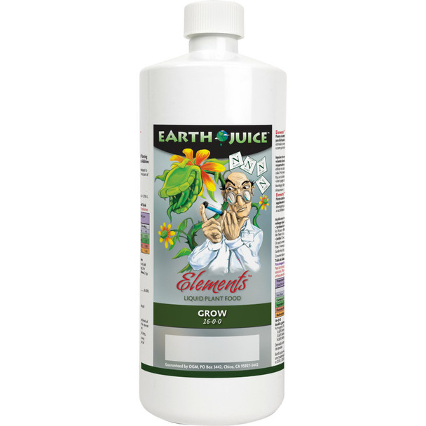 Earth Juice Elements Grow Liquid Plant Food 16-0-0 - 32 oz