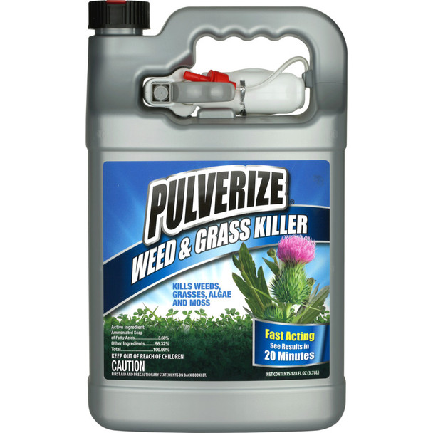 Messina Pulverize Weed & Grass Killer Gallon  Ready to Use with Nested Trigger - 1 gal