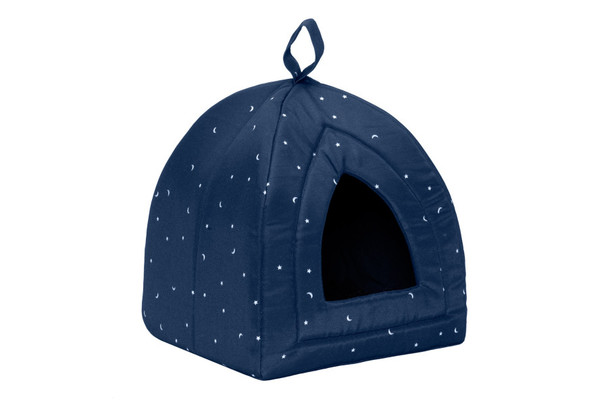 Fur Haven Pet Products Decorator Print Pet Tent - Night Sky - 13In X 13 in