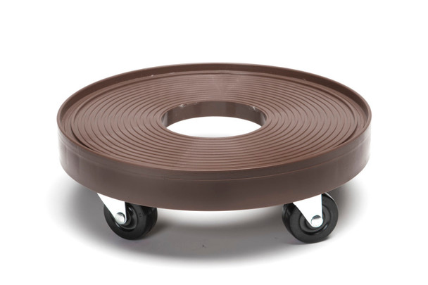 DeVault Plant Dolly with Hole - 12 in - Espresso