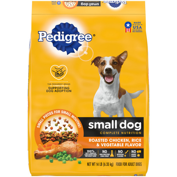Pedigree Complete Nutrition Small Breed Adult Dry Dog Food - Roasted Chicken - 4366