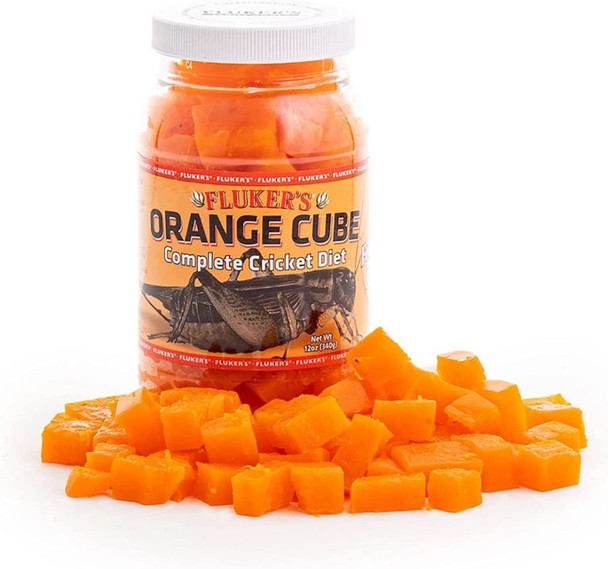 Flukers Orange Cube Complete Cricket Diet 12 oz