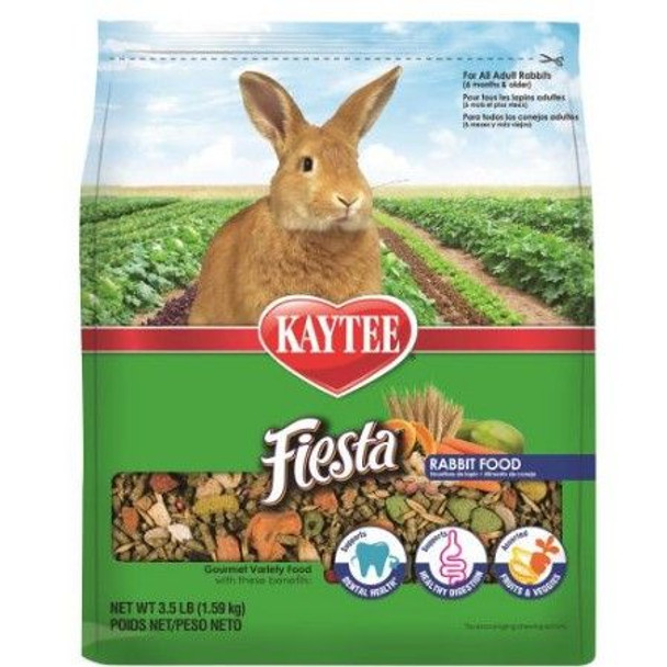 Kaytee Fiesta Gourmet Variety Diet - Rabbit 6.5 lbs