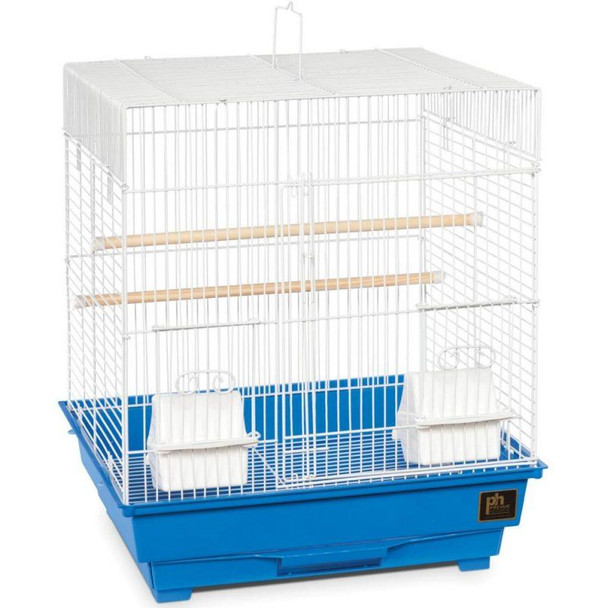 Prevue Square Top Bird Cage Small - 1 Pack - (16L x 14W x 18H)