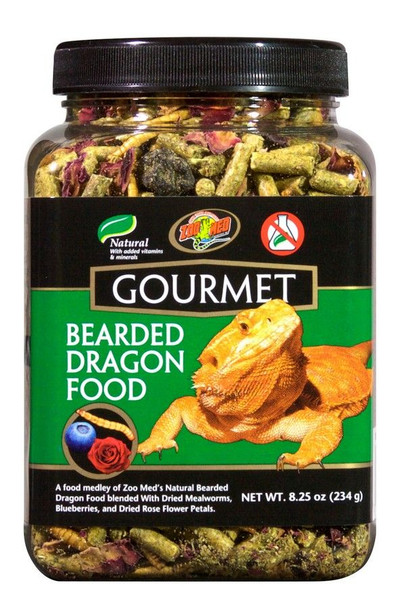 Zoo Med Gourmet Bearded Dragon Food 8.25 oz