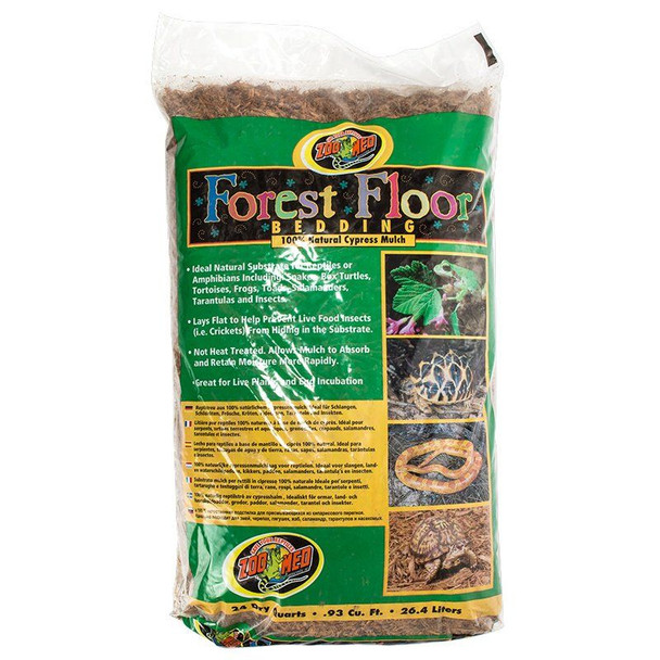 Zoo Med Forrest Floor Bedding - All Natural Cypress Mulch 24 Quarts