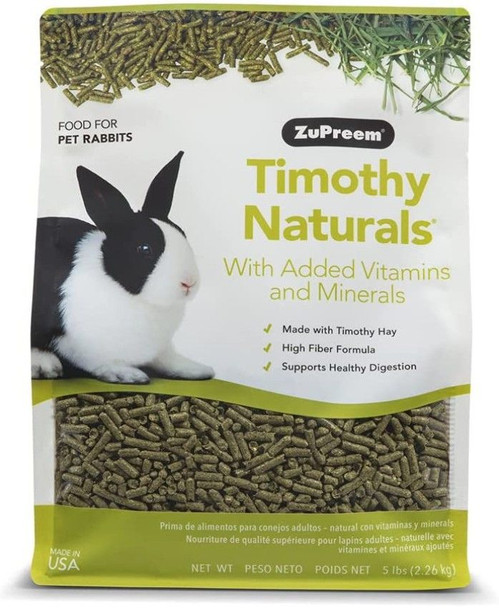 ZuPreem Natures Promise Timothy Naturals Rabbit Food 5 lb