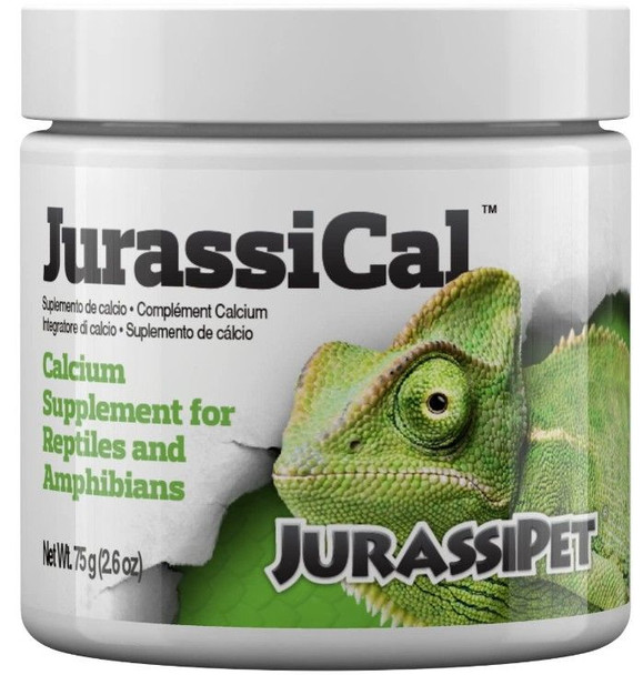 JurassiPet JurassiCal Reptile and Amphibian Dry Calcium Supplement - 1409
