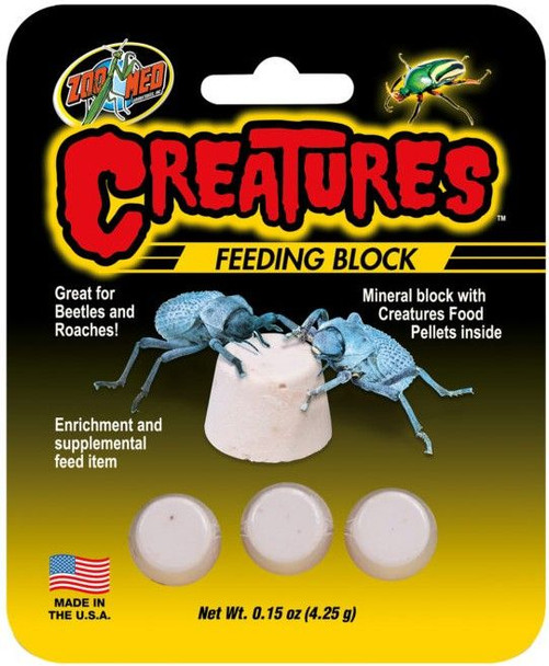Zoo Med Creatures Feeding Block .15 oz