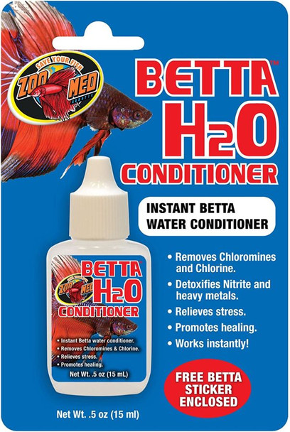 Zoo Med Aquatic Betta H2O Water Conditioner .5 oz